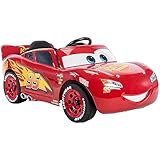 Huffy Disney Cars Lightning McQueen Elektro-Fahrzeug - 6V batteriebetriebener motorisierter Fahrspaß + Geräusche + Lichter Kinderauto, Rot