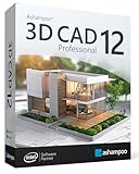 3D CAD 12 Professional - Profi-Software für Hausbau-Planung in 3D und 2D mit Elektroplanung für Win 11, 10