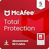 McAfee Total Protection (5 Geräte) 2025 | 2 Jahre | Secure VPN, Sicherheitssoftware mit Virenschutz,Kennwort-Manager, Identitätsüberwachung | Digitaler download