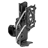 Motorrad-Becherhalter – Flexibler Getränkehalter Für Motorräder, Diebstahlsicherer Becherhalters Für Motorräders, Becherhalter Für Kinderwagen Mit 0,6-1,56 Zoll Metallklemme | Verstellbarer Lenkerhalt