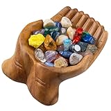 Geschnitzte Dekorative Handschale - Handschale Aus Holz, Holzschalen Für Die Dekoration, Dekorative Handschale | Exquisite Dekorative Schalen – Glattes Holzregal Zur Präsentation Von Ringen, Halskette