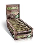 Vegan 30 Protein Bar Chocolate - 24 x High Protein Riegel 35g ohne zusätzlichen Zucker, 30% Proteingehalt, Leckerer Snack für pflanzliche Ernährung & palmölfrei
