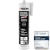 TECPO Scheibenkleber Quickly-Safe, 290ml MS-Polymer primerlos mit Kleb- und Dichtstoff-Technologie Scheibenklebstoff - Elastisch witterungsbeständiger Klebstoff zum Verkleben und Abdichten