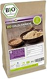 Vita2You Goldleinmehl Bio 1000g - Glutenfrei - Mehlersatz - wenig Kohlenhydrate - hoher Proteingehalt - im Zippbeutel - Premium Qualität