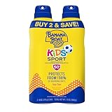 Banana Boat Sunscreen Kids Sport, Tear-Free Broad Spectrum Sunscreen Spray - SPF 50-6 Ounce Twin Pack