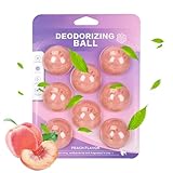 Geruchskontrollbälle Für Haustiere - 8-Teiliger Haftender Natur Frischemacher | Fruchtduft Geruchsentferner Bälle für Hunde | für Haustierbett Matte Käfig Katzentoilette Schuhe Kleiderschrank Teppich