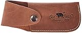 Old Bear Gürteletui mit Druckknopf aus Leder in der Farbe Braun Groß - 16 cm