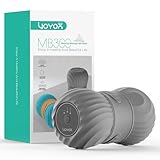 VOYOR-HEALTH Elektrisch Peanut Massageball, Faszienrolle Wirbelsäule mit Vibration, Wiederaufladbare Tiefengewebe-Triggerpunkt Selbstmassage-Ball für Faszientraining Muskelentspannung, MB300 (Grau)