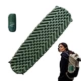 Aufblasbare Isomatte - Aufblasbare Matratze | Campingmatratze Isomatte mit Aufblasbarer Tasche | Aufblasbare Leichte Camping Isomatte Camping Bett Luftmatratze für Rucksackreisen Wandern