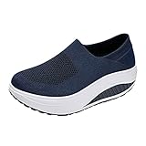 Damen Sportschuhe Weiche Joggingschuhe Große Größen Trainingsschuhe Mesh Turnschuhe rutschfeste Straßenlaufschuhe Sale Plateau Shoes Sommer Plateauschuhe Walking Fürtrekking Workout Running