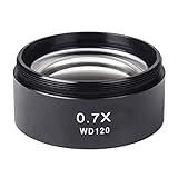 Barlowlinse, 48 mm Gewinde, WD120, 0,7 x, Trinokular-Stereo-Mikroskop, Hilfsobjektivlinse, Mikroskop-Zubehör, Teile