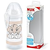 NUK First Choice+ Kiddy Cup Trinklernbecher | 12+ Monate | 300 ml | auslaufsichere, verstärkte Trinkschnabel | Clip & Schutzkappe | BPA-frei | Disney König der Löwen