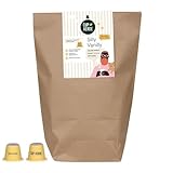 CUP VERDE – 80 Kaffeekapseln kompatibel mit Nespresso* mit sanften Vanille Aroma/Nachhaltig -Heimkompostierbar (80 stück, silly vanilly)