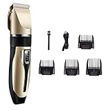 Gatuida Elektrischer Haarschneider Kabellos Wiederaufladbar Haarschneidemaschine mit Verstellbaren Längen Ultra Leise Ergonomisch Rutschfest Reinigungsbürste und Öl Geeignet für Haushalt