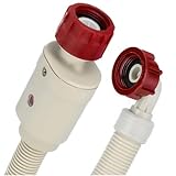 Schläfer 253315 | Universal-Ladeschlauch für Waschmaschine 1,5 m mit Rückschlagventil, Sicherheit Aquastop, Kaltwassereinlass. Standardgewinde FF 3/4 Zoll, Schlauchlänge 150 cm, mit 90° gebogener