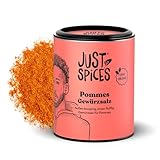 Just Spices Pommes Gewürz I Gibt Deinen Fritten, Wedges, Kartoffelspiralen das gewisse Etwas I Gewürzdose, 85 g