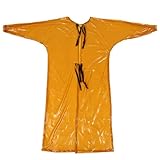 SEWOART Schutzkleidung mit Elastischen Bündchen Verschleißfest und Atmungsaktiv Geeignet für Fischschlachthöfe und Handwerkliche Tätigkeiten Unisex Transparent Gelb