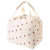 JSTHHTT Lunchtasche Isolierte, Kühltasche Faltbar, Tragbar Lunchbox, Tragbar Kühltasche, Lunch Tasche, Faltbare Isoliertasche, für Schule Büro Picknick Reise