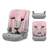 Kindercraft I-COMFY, Autositz, Für Kinder, Reguliert (76-150cm), Verstellbare Rückenlehne, 5-Punkt-Sicherheitsgurt, EASY GROW SYSTEM, für Kinder, Einfache Installation, Rosa