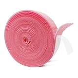 Randdämmstreifen Selbstklebend, 50mm X 5mm X 10m Randdämmung Randstreifen Haltbares Dämmstreifen für Abdichtung FußBodenheizung Ausgleichsmasse (Rosa)