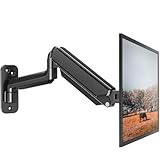 ELIVED Monitor Wandhalterung für 13-32' Bildschirme bis zu 9kg, VESA 75/100mm, Gasdruckfeder PC Monitor Hatlerung Wand, 180° Neigbar, 180° Schwenkbar, 360° Drehbar, Höhenverstellbar Monitorhalterung