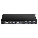 Firewall Hardware, OPNsense, VPN, Network Security Appliance, Router PC, AES-NI,1U Industrial Computer Intel i3 3217U, 2 x Intel Gigabit LAN /6xCOM/USB 3.0, 8GB RAM 128GB SSD