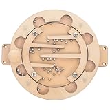 CLISPEED Montessori Holz Busy Board mit Kugel Labyrinth Jahre Pädagogisches Lernspielzeug Hand Auge Koordination Logischem und Kreativität DIY Zubehör