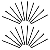 AKOOSY 25 Stück Weidenholz Kohlestifte 5–7mm Zeichenkohle für Präzise Skizzen und Künstlerbedarf Baumwollweide Holzkohle Sticks für Drinnen und Draußen