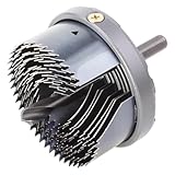 wolfcraft Mehrkranzlochsäge, Ø 25-62 mm I 2164000 I Säge mit 7 Schnellwechsel-Einsätzen, Ø 25-62 mm, Schnitttiefe 23 mm