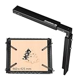 ATOMSTACK AC2 LightBurn Kamera für Laser Gravurmaschinen 1080P HD-Video visuelle Vorschau Echtzeit-Fernüberwachung mit ATOMSTACK F3 Matrix-Schneideplatte für Lasergravierer, 460 x 425 mm