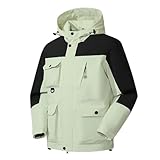 Elsa Keith Herren Hoodie Sport Schlichter Jacket Bequem Passform Sportswear Lange Fashion Kapuzenjacke Fitness Regular Top Pullover Basic Sweatjacke Outdoor Vintage Casual Workerhoodie