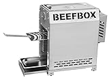 BEEFBOX PRO 2.0 | Elektro-Zündung | 850 Grad Oberhitze Grill | komplett Edelstahl | leicht zu reinigen | komplett demontierbar