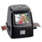 KODAK Mini digitaler Film- und Diascanner – konvertiert Filmnegative und Dias von 35 mm, 126, 110, Super-8 und 8 mm in JPEG-Bilder mit 22 Megapixeln – 3,5 Zoll-LCD-Anzeige inkl, RODFD20