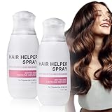 2PCS Hair Helper Spray, Haarwachstum Reiswasser Spay, Rice Water Hair Serum Mist Hair Growth Serum Spray, Haarverdichtendes Spray, für Dünner Werdendes Haar, für Frauen und Männer(50ml*2)