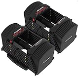 PowerBlock PRO EXP 1-41kg Verstellbare Hanteln Set - All-in-One Kurzhanteln aus Robustem Stahl für Sehr Intensiven Gebrauch - Kompletter Satz Hanteln - Stufe 1 + 2 + 3