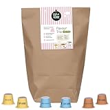 CUP VERDE - Flavour Mix Trio 80 Kaffeekapseln kompatibel mit Nespresso* in den Sorten Cosy Caramel - Holy Hazelnut und Silly Vanilly (80, Karamell, Haselnuss, Vanille)