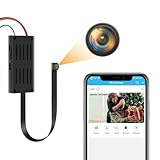 HGYGHO Mini Kamera WLAN, 1080P Mini Kamera Überwachung Innen live Handy mit APP, Kleine Videokamera mit Bewegungsmelder, Akku, Alarmzone, Klein Sicherheitskamera für Startseite Büro Sicherhei