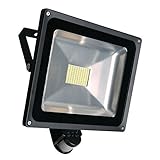 Greenmigo 80W SMD Fluter mit Bewegungsmelder LED Strahler Warmweiß warmweiss Licht IP65 Wasserdicht LED Lampe Wandleuchter Flulicht Flutbeleuchtung LED Gartenlampe Außenstahler