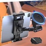 OHLPRO Tablet Halterung Auto,360° Drehung Tablethalterungen 18cm Ausziehbare Arm+ Waschbar Saugnapf, iPad Autohalterung Universal Windschutzsche & Armaturenbrett für 5-13 Zoll iPad,Sumsung, Smartphone