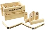 Mölkky Tactic Original Mölkkaari - Wurfspiel AZ56992 - Das ultimative Outdoor-Spiel – Tolles Familienspaß - Kegelspiel aus Holz - Hergestellt in Finnland