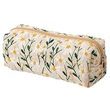 SSyang Federmäppchen mit, Federmappe Bleistift, Pencil Case mit, 20 * 9 * 8cm, die Cartoon-Tasche ist Klein und süß und Kann als Kosmetiktasche, Geldtasche, Schlüsseltasche Verwendet Werden(Beige)