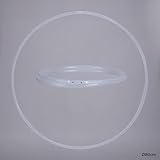Hula Hoop Rohling, PP (Polypropylen) 16mm, Transparent, Ø80cm