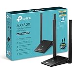 TP-Link Archer TX20U Plus WLAN Stick Für PC, WiFi 6 AX1800 Dual Band, USB 3.0, MU-MIMO, Antennen mit hoher Verstärkung, WPA3-Verschlüsselung, Kompatibel mit Windows 11/10, Schwarz, único