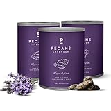 P-STASH Pekannuss Honig Lavendel, Edle Pekannüsse 3x50g, fettfreie Trommelröstung, Nussmischung mit einzigartigen Gewürzkombinationen, Premium Nuts made in Berlin