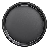 Artibetter Backofenfeste Runde Carbon stahl Kuchen Pizzapfanne Antihaftbeschichtetes Hitzebeständiges Backblech für Vielseitiges Backen Robust Rostfrei Korrosionsbeständig Langlebig