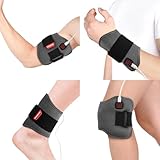 comfheat Flexible Heizkissen Wrap für Arm Bizeps Schmerzlinderung, Wrap Around Heizkissen für Handgelenk Knöchel Schmerzen, Knie, mehrere Bereiche des Körpers, USB Poewred, 3 Wärmeeinstellungen