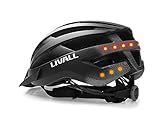 LIVALL MT1 Neo - Smarter Fahrradhelm mit LED-Lichtsystem, SOS-Alarm System, Multimedia Einheit & Freisprecheinrichtung in matt schwarz Größe 58-62 cm L