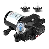 RV Wasserpumpe,4008101E65 Pumpe 55 PSI 3GPM 7,5 Ampere 12V DC Selbstansaugende Wasserpumpe für Wohnmobile und Wohnwagen