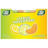 Tic Tac Citrus Adventure Minzbonbons, 12 Stück, Erfrischung für unterwegs, Strumpffüller, je 50 ml