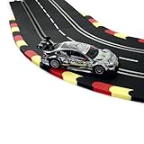 Overdrive-Racing Curbs/Kerbs Kompatibel mit Carrera 124 132 Kurven Geraden Randsteine Randstreifen Slotcar Schwarz-Rot-Gelb